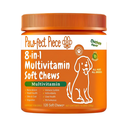 8-in-1 Dog Multivitamin Soft Chews — 120 Count
