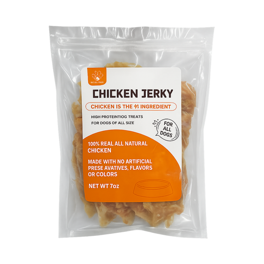 All-Natural Chicken Jerky Dog Treats — 100% Real Chicken Breast