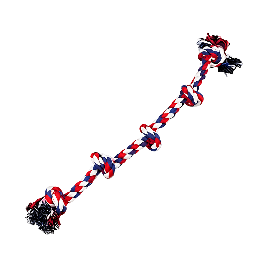 Heavy Duty 37" Cotton Rope Dog Toy for Tug of War