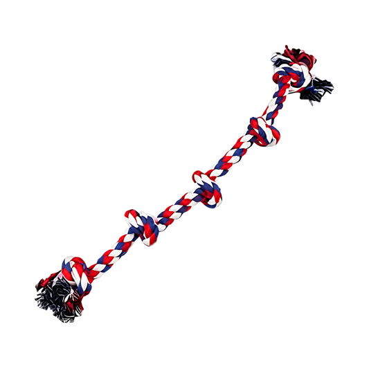 Heavy Duty 37" Cotton Rope Dog Toy for Tug of War